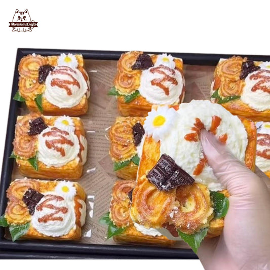 Cookies Ice Cream Toast Taba Squishy Slow Rising Stress Relief Fidget Toy Gift