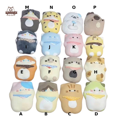 Kawaii Soft Kitty Cat Taba Squishy Squeezable Stress Relief Sensory Handmade Fidget Toy 1PC