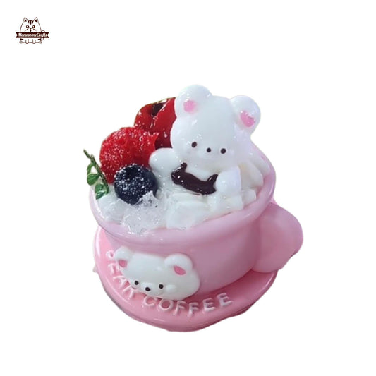 Kawaii Coffee Mug Taba Squishy Squeezable Stress Relief Sensory Fidget Toy