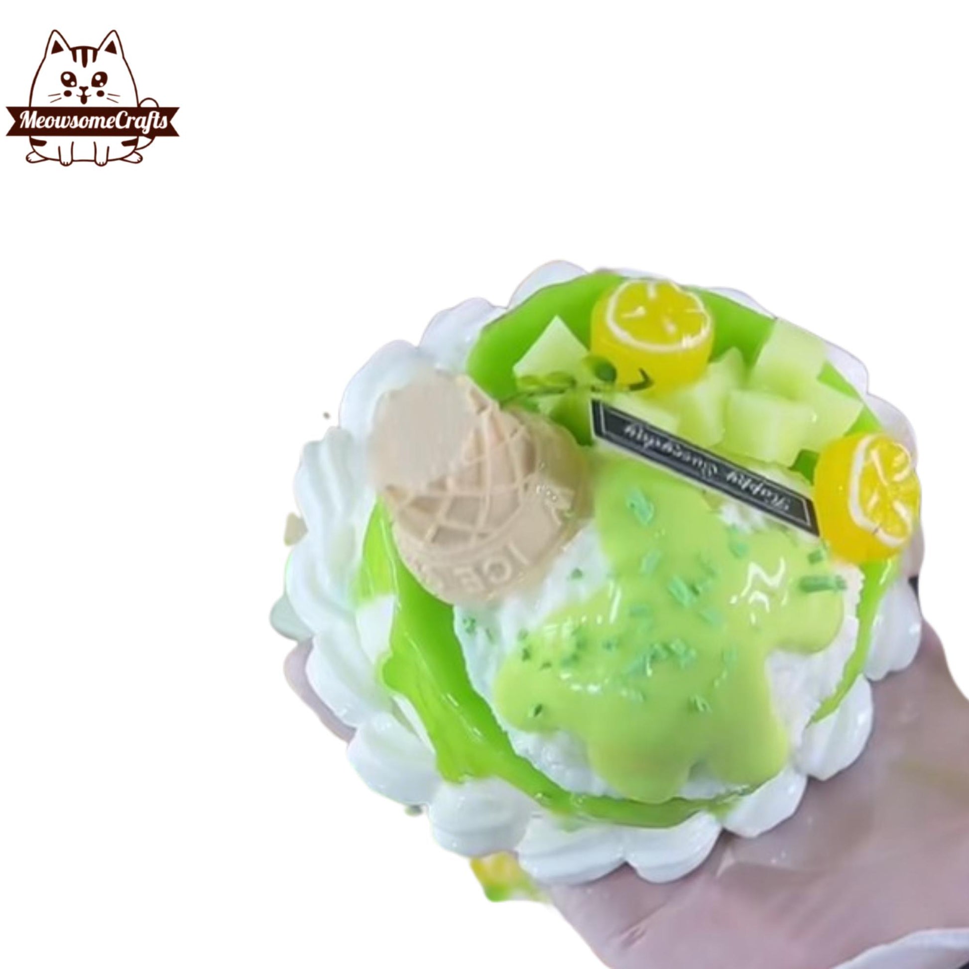 Handmade Cream Cake Taba Food Squishy Squishy Slow Rise Sensory Toy