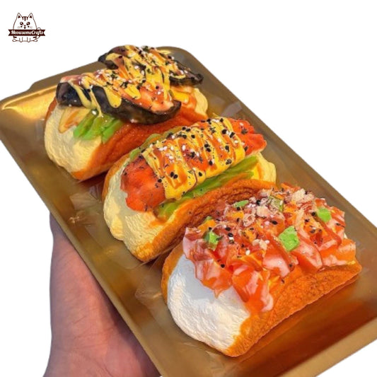 Realistic Taco Bread Food Squishy Soft Slow Rising Food Toy Stress Relief Desk Decor Toy