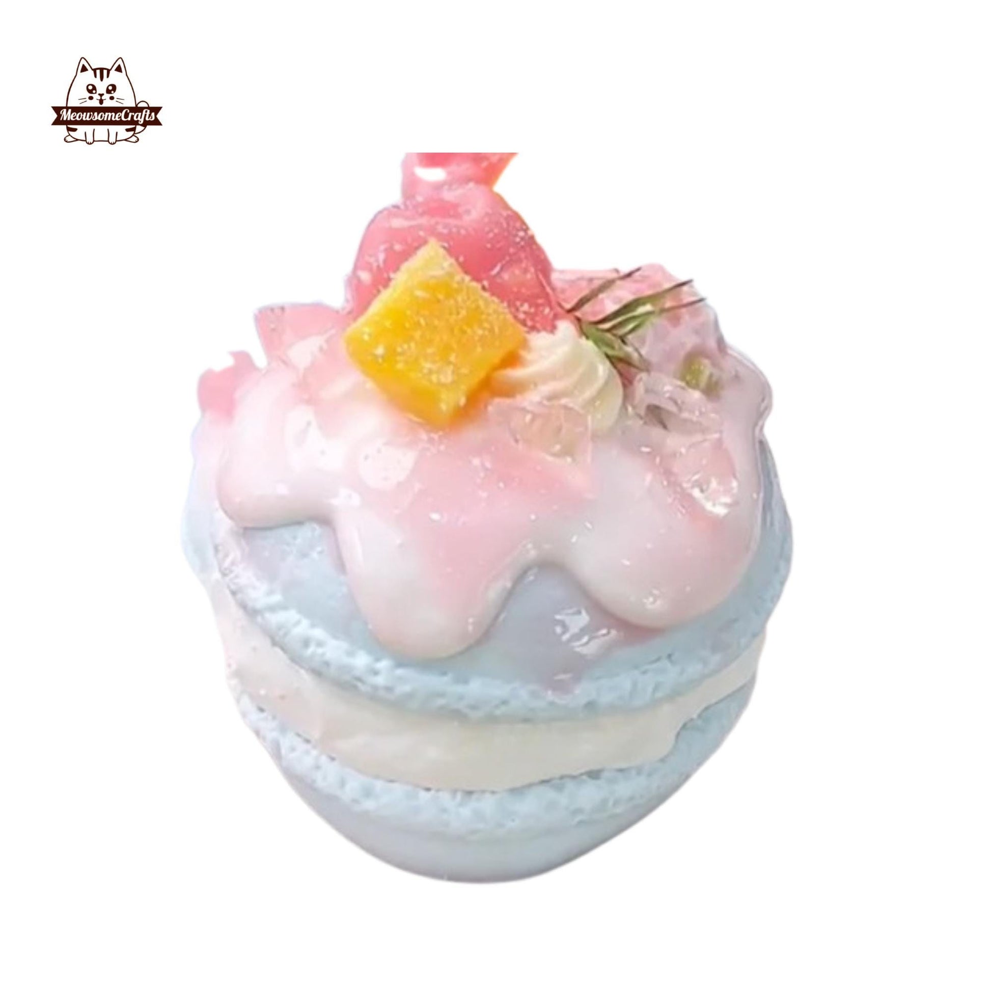 Kawaii Mini Cake Taba Squishy Handmade Silicone Dessert Pastel Macaron Cake Fake Toy