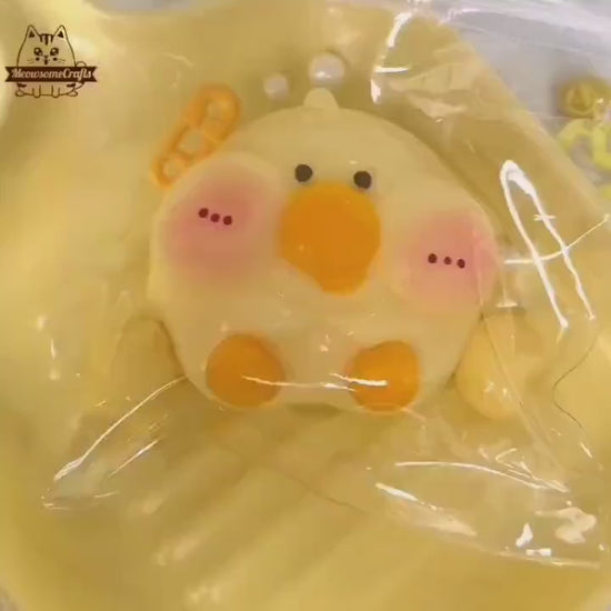 Chubby Baby Chick Chicken Squishy Squeezable Anxiety Stress Relief Sensory Fidget Toy